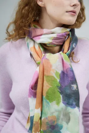 Fall Flora Print Scarf