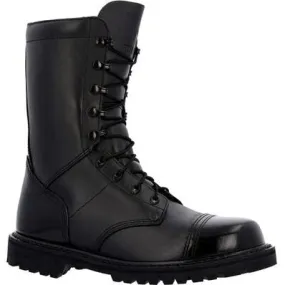 Rocky Women's Lace Up 10" Slip Resist Military Jump Boot -Black- RKC157