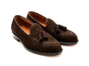 Tassel Moccasin Mocha Kid Suede